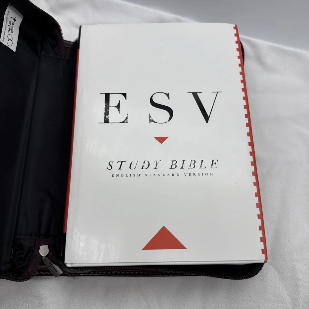 ESV Study Bible & Christian Art Gifts Jeremiah 29:11 Faux Leather Bible Cover